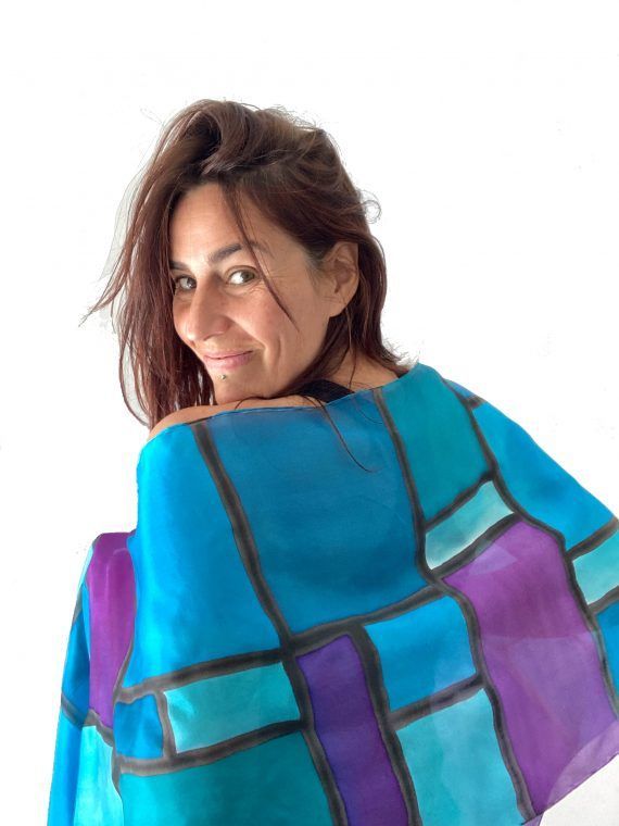 carla_viciana_art_on_silk_mondrian_azul2